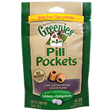Greenies Pill Pockets Duck & Pea For Dogs (hides tablets) 25 ct2.6oz