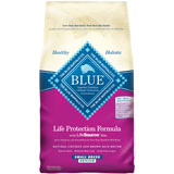 Blue Buffalo Senior Small Breed Dry Dog Food 15 lb bag