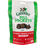 Greenies Pill Pockets Hickory Smoke For Dogs (hides tablets) 30ct 3.2oz