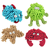 Sea Shammies Plush Dog Toy (All 4-7" Crab, 6" Blowfish, 6" Octopus, & 8" Starfish)