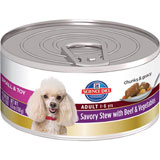 Science Diet Small & Toy Breed Savory Stew Beef 24 X 5.5 oz Cans