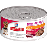 Hill's Science Diet Small & Toy Light - 24 X 5.8oz Cans