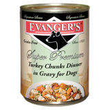 Evangers SS Turkey in Gravy Canned Dog Food 12/12oz