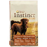 Nature's Variety Instinct Duck Meal & Turkey Meal Formula Dry Dog Food 4.4lb Bag